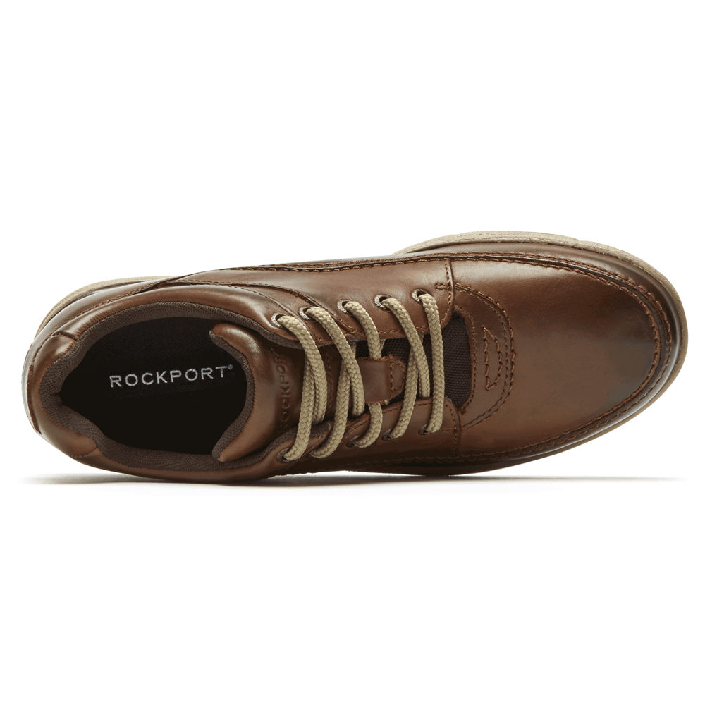 Rockport Mens Sneakers Brown - World Tour Classic Shoe - UK 251-JXAUQG